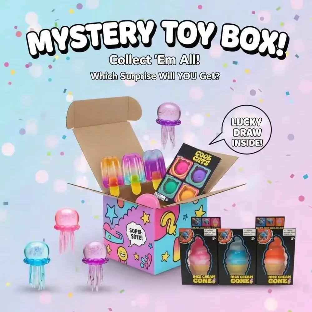 Boîte mystère Squishy, Ensembl - Party Games For Adults And Kids avis et prix